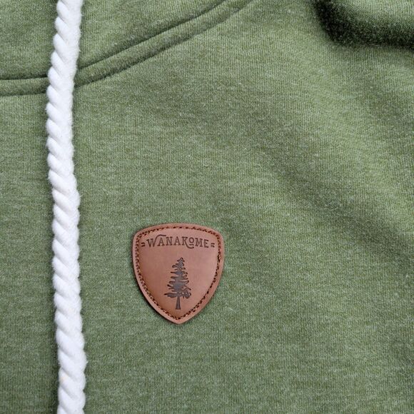 Wanakome Hoodie Mens Large Cascade Green Fleece Casual Outdoor Sweatshirt - Picture 3 of 14
